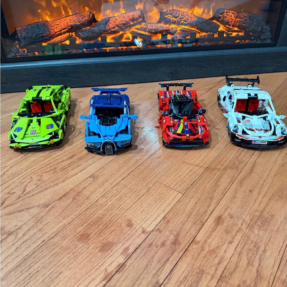 Colorful Racing Car Toy Set